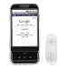 HTC Google G1 Snap on Faceplate Cover -Transparent Crystal-