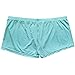 FEESHOW Men's Silky Boxer Briefs Shorts Bugle Pouch Underwear (Blue, Large)