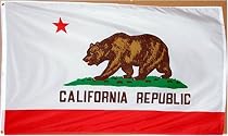 California Flag 3x5ft Superknit Polyester