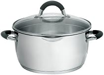 Ready Steady Cook - Bistro - 24cm Casserole with Lid - Stainless Steel