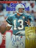 Signed Marino, Dan (Miami Dolphins) Singed Sports Illustrated Magazine 1/14/91 (Slight Tear and Label Removed Marks)