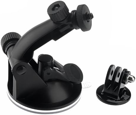 Camera Tripod Mount Adapter with Suction Cup Mount For GoPro HD Hero Hero2 Hero3 Hero 3+ Camera By Wmicro