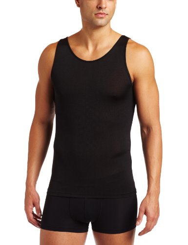 Intimo Men's Classic Silk Knit Tank Top