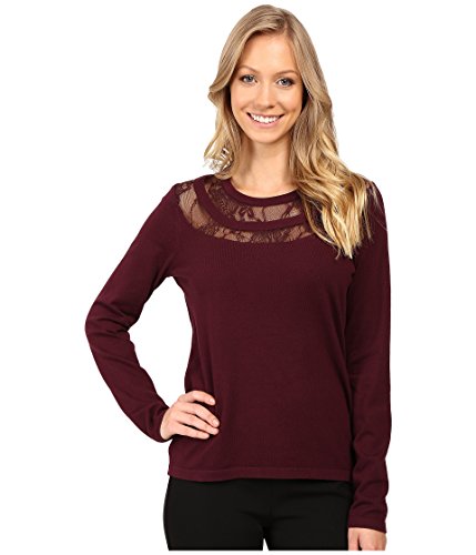 [ヴィンスカムート] Vince Camuto レディース Long Sleeve Lace Yoke Sweater トップス [並行輸入品]