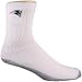2 PAIR - Officially licensed New England Patriots embroidered logo men's socks - CLEA...