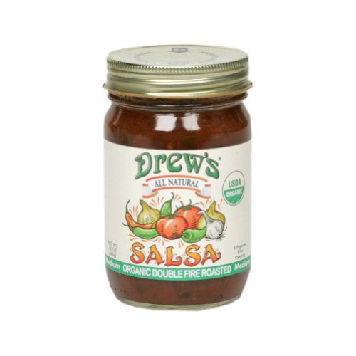 Drews All Natural Organic Double Roasted Salsa ( 12x12 OZ)