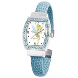 Disney Women's 0914BG0012-06 December Imitation Birthstone "Tinker Bell" Bangle Watch