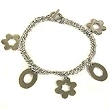 Charm Stainless Steel Bracelet for Ladies Girls By Bucasi SALE