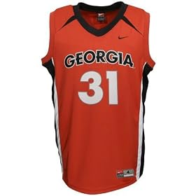 Nike Georgia Bulldogs #31 Red Preschool Replica Basketball Jersey