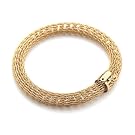 Gold Knit Mesh Bracelet by Sarah Cavender