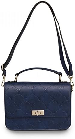 Tinkerbell Navy Embossed Fairy Shoulder Bag & Wallet Set by Loungefly