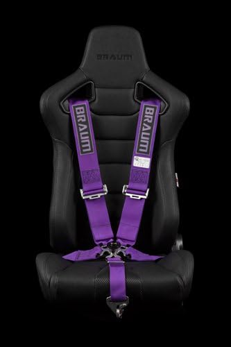 BRAUM BRH-PUS5 5 Point 3 in. SFI Racing Harness44; Purple