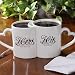 Personalized His and Hers Interlocking Coffee Mug Set