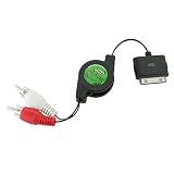Apple iPod 5G Video (60GB) iPod Dock Connector to RCA miniSync (Black)