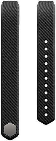 Fitbit Alta Bands,Qadou Classic Accessory Replacement Silicone Bands for Fitbit Alta Large , Available in 12 Colors (black)