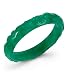 Natural Green Jade Stone High Domed Fashion Bangle