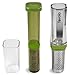 Tovolo TeaGo Mobile Tea Press, Airtight Loose Leaf Tea Press for Travel Mug & Tea on the Go, Portable Tea Ball With Lid, Travel Tea Strainer With Side Clip, Dishwasher-Safe