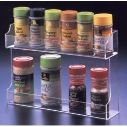 Detail image Two Shelf Spice Rack Organizer, Cabinet Mount Potential