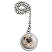 GRAPHICS & MORE Pug Dog Breed Ceiling Fan and Light Pull Chain