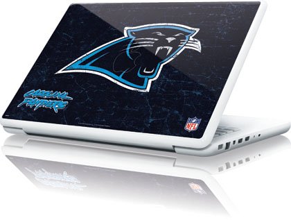 Skinit Carolina Panthers MacBook 13 Laptop Solid Distressed Skin