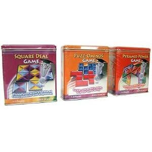 Winning Moves Brain-Ade Games 3-Pack of Logic Puzzles Toys by 