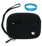 Mini Glove Camera Case for Nikon Coolpix S Series (Black) + SumacLife Wisdo ....