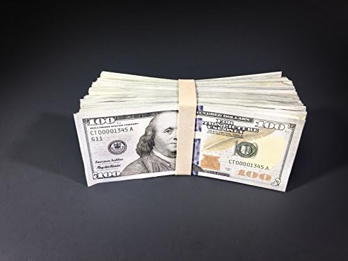 PROP MONEY ** XMAS SPECIAL** USED LOOK $50k Stack - Big Bundle MUSIC/VIDEO/FILM MONEY