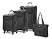 Skyway Luggage Mirage Superlight 18 Inch Shopper Tote, Black, One Size, 18-Inch