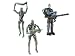 Terminator 4 Salvation 3 3/4" Robot Figure Case Of 12_s-1