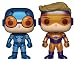 Funko Pop! Heroes: DC Heroes Booster Gold & Blue Beetle (Metallic Versions) Vinyl Figure 2-Pack