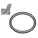 Rod Wiper, AN, 2 1/4ID, 2.248 Rod, PK5