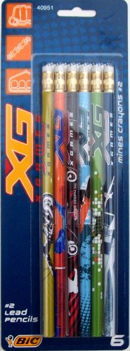 6 New X Games Pencils
