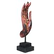 Artistic Handcrafted Buddha Hand on a Pedestal