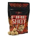 carp fishing bait 16MM FIRE SHOT BOILIES 'WHITE CHOCOLATE' - 120g (CZ8047)