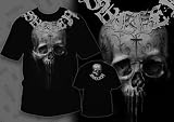 Sullen STAINED SKULL Mens T-Shirt in Black