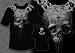 Sullen STAINED SKULL Mens T-Shirt in Black Image