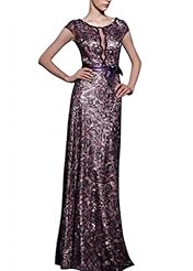 A-line Scoop Neck Sleeveless Leather/Satin Lace Beaded Cocktail Floor Length Homecoming Dress/Pageant Dress/Prom Dress/Party Dress/Wedding Dress 