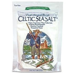 Celtic Ocean Int. - Fine Ground Celtic Sea Salt (Lt.Gr)1/2lb