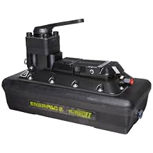 Enerpac PAMG-1405N Turbo II Air Hydraulic Pump with 4 Way Manual Valve and 4.2 Liter Reservoir