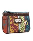 Fossil Printed Leather Zip Coin Pouch