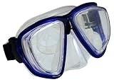 Silicone Tri-view Big Eye Mask - Dark Blue