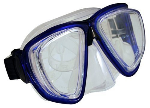 Silicone Tri-view Big Eye Mask - Dark Blue