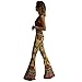 Elevin(TM) Womens Ankle Length Printed Stretch Flare Bell-bottoms Pants Trousers