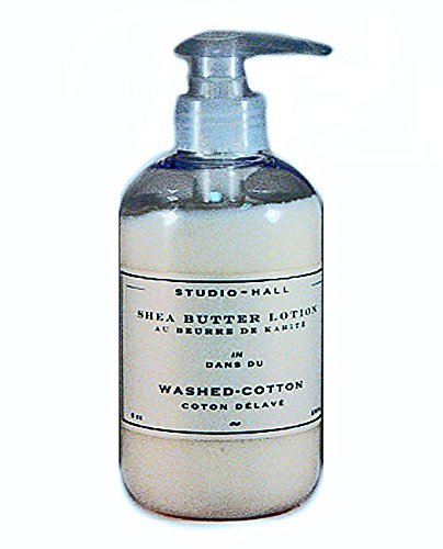 Washed Cotton Shea Butter Lotion 12 oz. Plastic Bottle with Built in Pump
