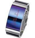 Diesel Men's Blue Enamel Accented Stainless Steel Watch #DZ7109