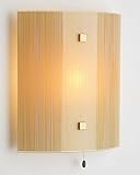 DASWL0763 - SWIRL Bronze & Amber Wall Flush Light