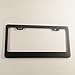 Matte Black Powder Coated 100% Stainless Steel License Plate Frame Holder Tag