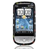 Crystal Hard Rubberized Black case Cover with Multicolored Dots Design Slee ....