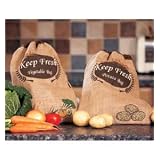 Hessian Potato N Vegetable Storage Bags - Set of 2