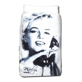 Marilyn Monroe ipod/Cell Phone Sock with O Strap